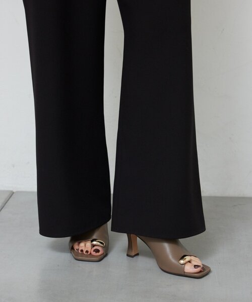 GALLARDAGALANTE(ガリャルダガランテ)の「【2.718】サムリングミュール(サンダル・レディース・モカ/ブラック・36/37/38)」の9枚目の写真