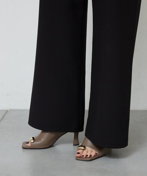 GALLARDAGALANTE(ガリャルダガランテ)の「【2.718】サムリングミュール(サンダル・レディース・モカ/ブラック・36/37/38)」の10枚目の写真