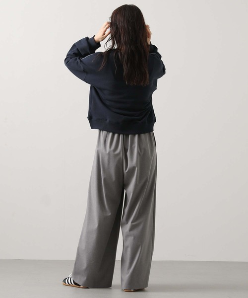 Gready Brilliant（グレディブリリアン）の「【WEB限定】配色ステッチスウェット（スウェット・レディース・ネイビー/ブラウン/グレー・FREE）」の16枚目の写真