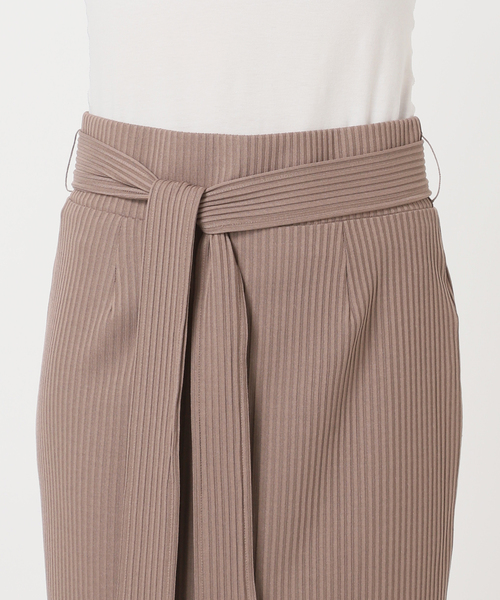 Noble（ノーブル）の「アニヴェンリブラップスカート（スカート・レディース・モカ/ボルドー・36/38/40）」の3枚目の写真