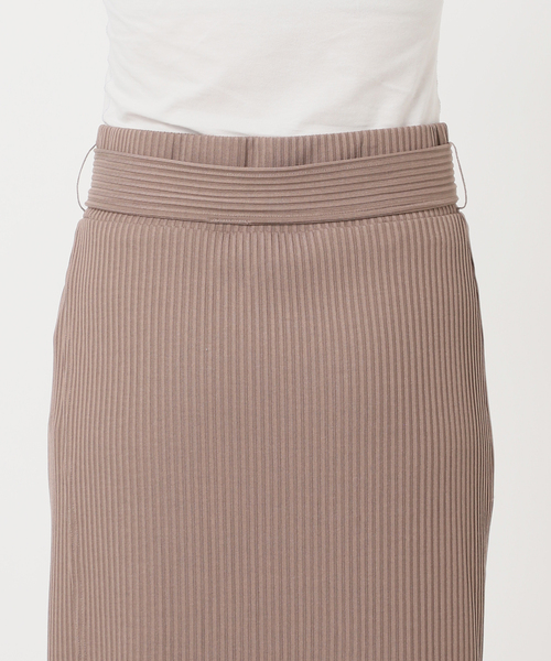 Noble（ノーブル）の「アニヴェンリブラップスカート（スカート・レディース・モカ/ボルドー・36/38/40）」の4枚目の写真