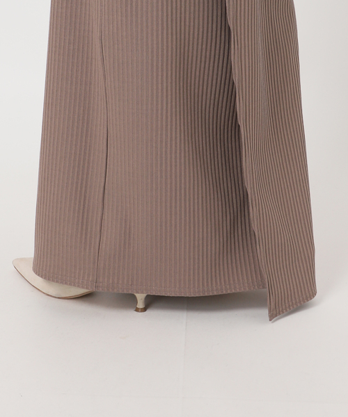 Noble（ノーブル）の「アニヴェンリブラップスカート（スカート・レディース・モカ/ボルドー・36/38/40）」の6枚目の写真