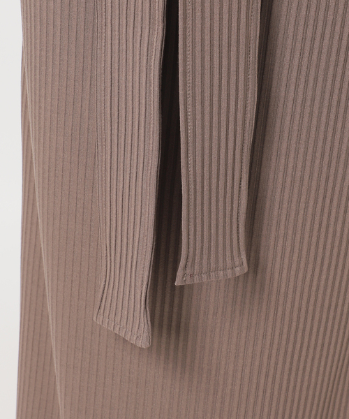 Noble（ノーブル）の「アニヴェンリブラップスカート（スカート・レディース・モカ/ボルドー・36/38/40）」の7枚目の写真