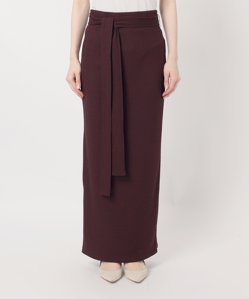 Noble（ノーブル）の「アニヴェンリブラップスカート（スカート・レディース・モカ/ボルドー・36/38/40）」の15枚目の写真