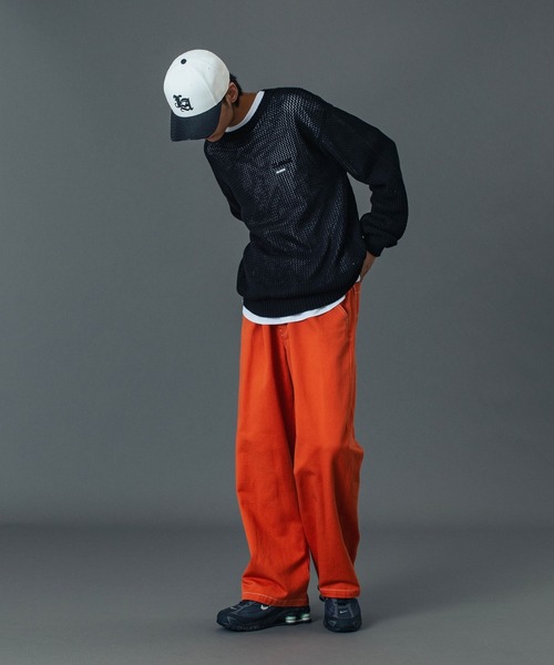 XLARGE(エクストララージ)の「MESH SWEATER(ニット/セーター・メンズ・ブラック/オフホワイト/グリーン・S/M/L/XL)」の13枚目の写真