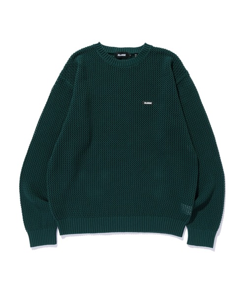 XLARGE(エクストララージ)の「MESH SWEATER(ニット/セーター・メンズ・ブラック/オフホワイト/グリーン・S/M/L/XL)」の19枚目の写真