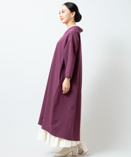 カヤ(カヤ)の「【カヤ】春霰八掛ワンピース(ワンピース・レディース・パープル/ライトグレー/スミクロ・FREE)」の19枚目の写真