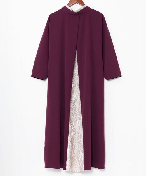 カヤ(カヤ)の「【カヤ】春霰八掛ワンピース(ワンピース・レディース・パープル/ライトグレー/スミクロ・FREE)」の17枚目の写真