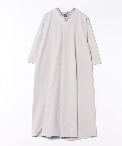 カヤ(カヤ)の「【カヤ】春霰八掛ワンピース(ワンピース・レディース・パープル/ライトグレー/スミクロ・FREE)」の5枚目の写真