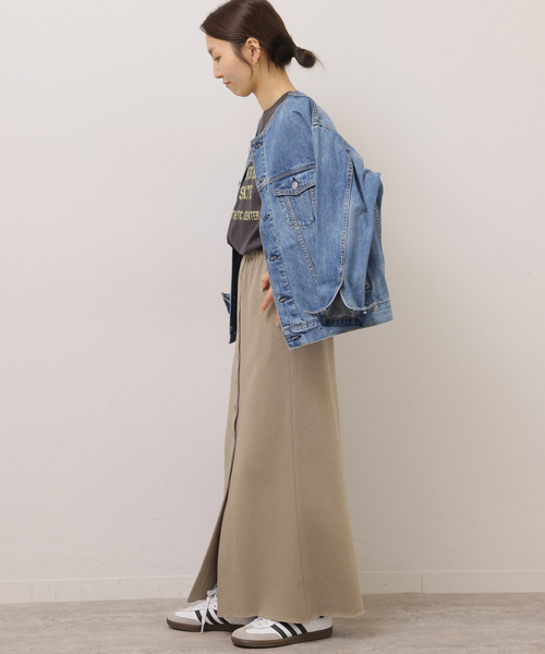 JOURNAL STANDARD relume（ジャーナルスタンダード　レリューム）の「フロントボタンカットイージースカート（スカート・レディース・ブラック/チャコールグレー・FREE）」の14枚目の写真