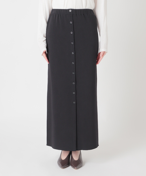 JOURNAL STANDARD relume（ジャーナルスタンダード　レリューム）の「フロントボタンカットイージースカート（スカート・レディース・ブラック/チャコールグレー・FREE）」の21枚目の写真