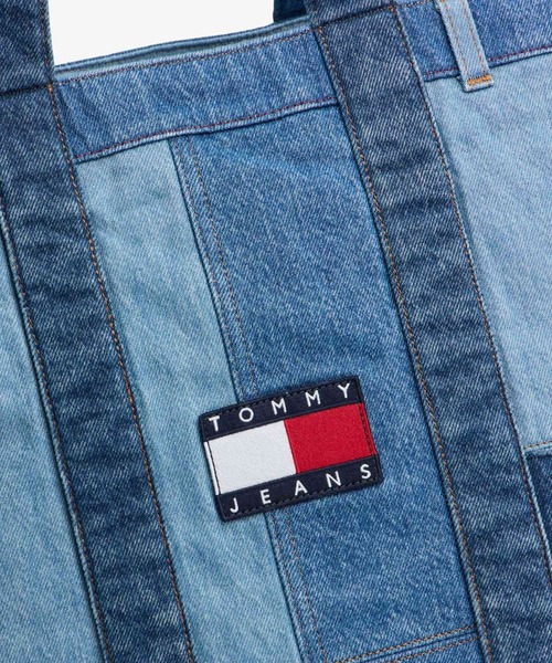 tommy jeans(トミー ジーンズ)の「デニムパッチワークトート(トートバッグ・レディース・ブルー・FREE)」の3枚目の写真