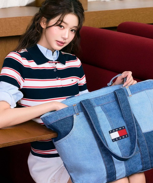 【新品未使用】トミーヒルフィガー トートバッグ A4 通勤バッグ TOMMY HILFIGER｜トミー ヒルフィガーのトートバッグ（A4サイズ収納可
