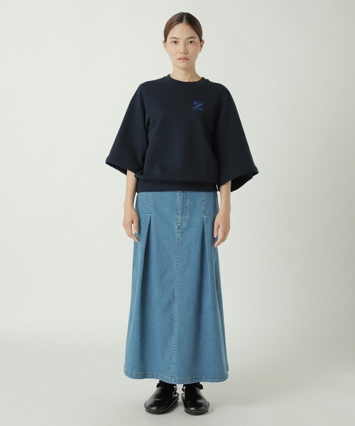 ZUCCa(ズッカ)の「INITIAL SWEATSHIRT / S(スウェット・レディース・ホワイト/ライトグレー/ネイビー・M size)」の3枚目の写真