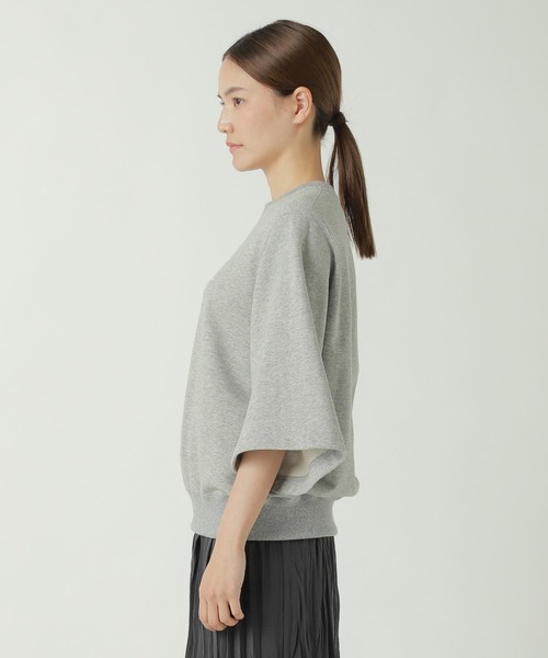 ZUCCa(ズッカ)の「INITIAL SWEATSHIRT / カットソー(スウェット・レディース・ホワイト/ライトグレー・M size)」の7枚目の写真