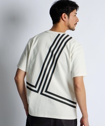 LANVIN en Bleu | 8オンス "JL" バックプリント レギュラーフィット Tシャツ(Tシャツ/カットソー)