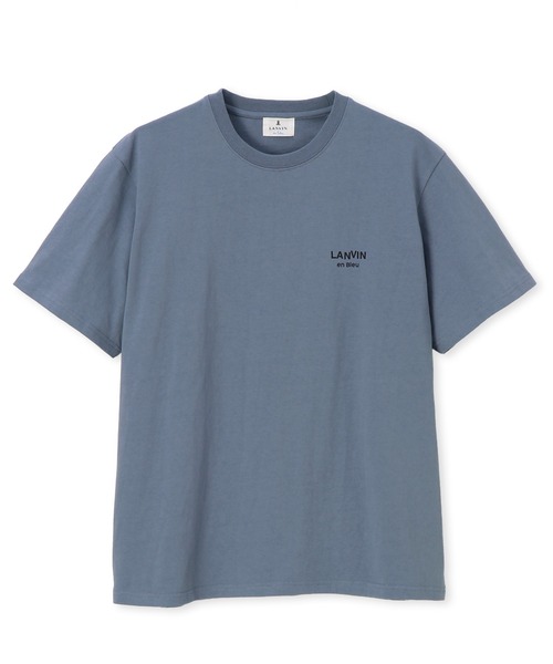 LANVIN en Bleu（ランバンオンブルー）の「8オンス "JL" バックプリント レギュラーフィット Tシャツ（Tシャツ/カットソー・メンズ・ネイビー/ブラック/ブルーグレー/オフホワイト・52/50/48/46）」の17枚目の写真