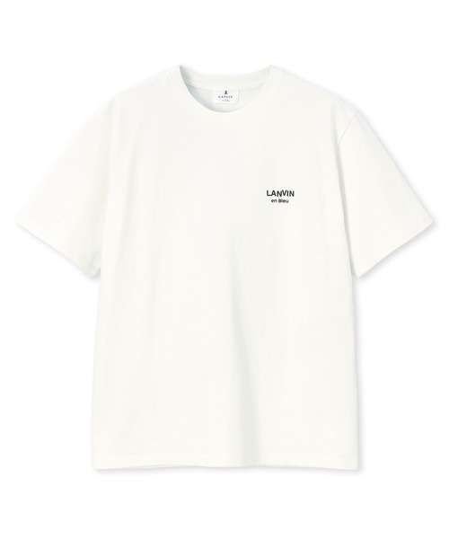 LANVIN en Bleu（ランバンオンブルー）の「8オンス "JL" バックプリント レギュラーフィット Tシャツ（Tシャツ/カットソー・メンズ・ネイビー/ブラック/ブルーグレー/オフホワイト・52/50/48/46）」の15枚目の写真