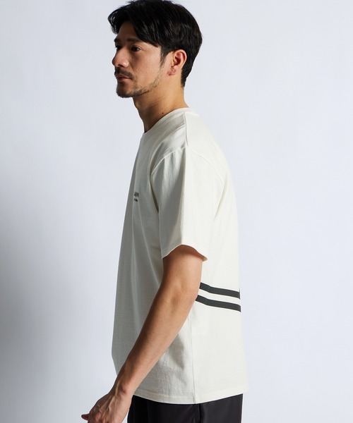 LANVIN en Bleu（ランバンオンブルー）の「8オンス "JL" バックプリント レギュラーフィット Tシャツ（Tシャツ/カットソー・メンズ・ネイビー/ブラック/ブルーグレー/オフホワイト・52/50/48/46）」の14枚目の写真