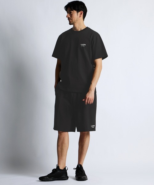 LANVIN en Bleu（ランバンオンブルー）の「8オンス "JL" バックプリント レギュラーフィット Tシャツ（Tシャツ/カットソー・メンズ・ネイビー/ブラック/ブルーグレー/オフホワイト・52/50/48/46）」の8枚目の写真