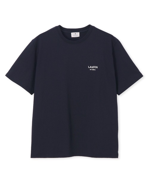 LANVIN en Bleu（ランバンオンブルー）の「8オンス "JL" バックプリント レギュラーフィット Tシャツ（Tシャツ/カットソー・メンズ・ネイビー/ブラック/ブルーグレー/オフホワイト・52/50/48/46）」の18枚目の写真