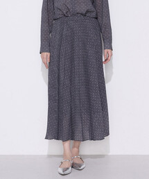 COMME CA | ドットプリント プリーツスカート(スカート)