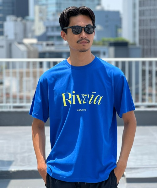 Rivvia PROJECTS(リヴィアプロジェクツ)の「【Rivvia PROJECTS】RP T-SHIRT(Tシャツ/カットソー・メンズ・ブルー/ホワイト/ブラック・LARGE/X-LARGE/MEDIUM)」の1枚目の写真