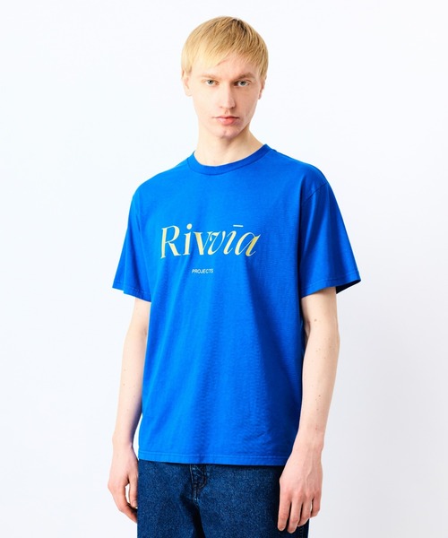 Rivvia PROJECTS(リヴィアプロジェクツ)の「【Rivvia PROJECTS】RP T-SHIRT(Tシャツ/カットソー・メンズ・ブルー/ホワイト/ブラック・LARGE/X-LARGE/MEDIUM)」の10枚目の写真
