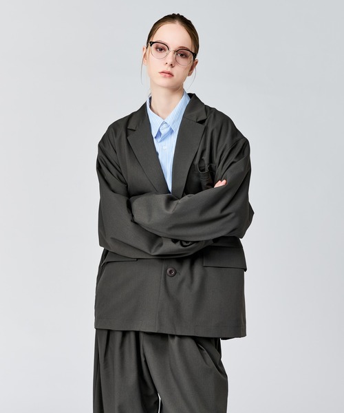 WETTEMPT(ウィテンプト)の「TECH 2B JACKET / テック2Bジャケット(テーラードジャケット・メンズ・ブラック/チャコールグレー・LARGE/MEDIUM/SMALL)」の11枚目の写真