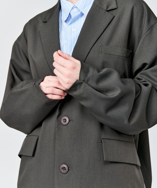 WETTEMPT(ウィテンプト)の「TECH 2B JACKET / テック2Bジャケット(テーラードジャケット・メンズ・ブラック/チャコールグレー・LARGE/MEDIUM/SMALL)」の15枚目の写真