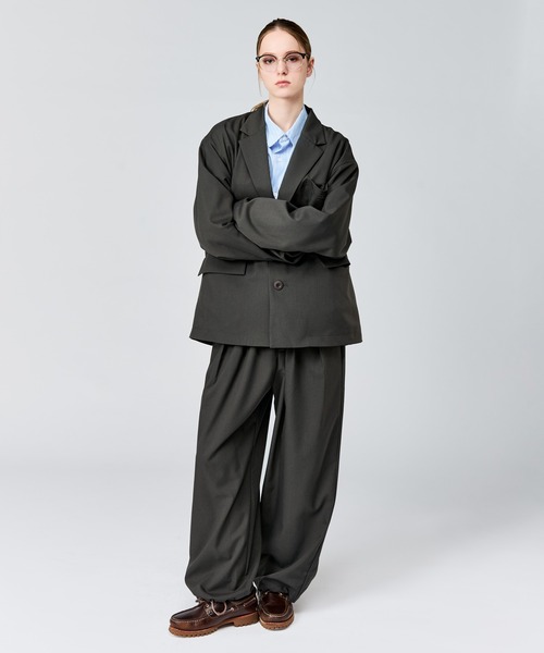 WETTEMPT(ウィテンプト)の「TECH 2B JACKET / テック2Bジャケット(テーラードジャケット・メンズ・ブラック/チャコールグレー・LARGE/MEDIUM/SMALL)」の17枚目の写真