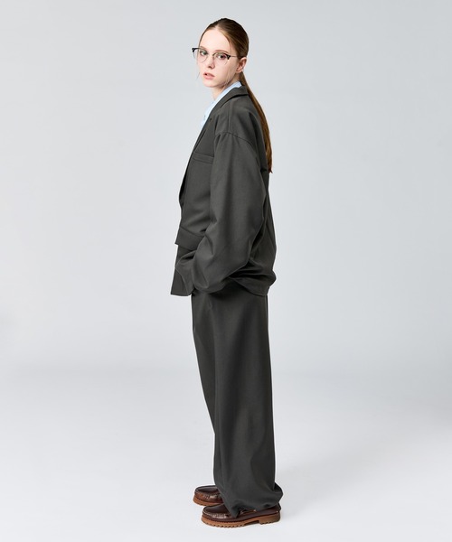 WETTEMPT(ウィテンプト)の「TECH 2B JACKET / テック2Bジャケット(テーラードジャケット・メンズ・ブラック/チャコールグレー・LARGE/MEDIUM/SMALL)」の19枚目の写真