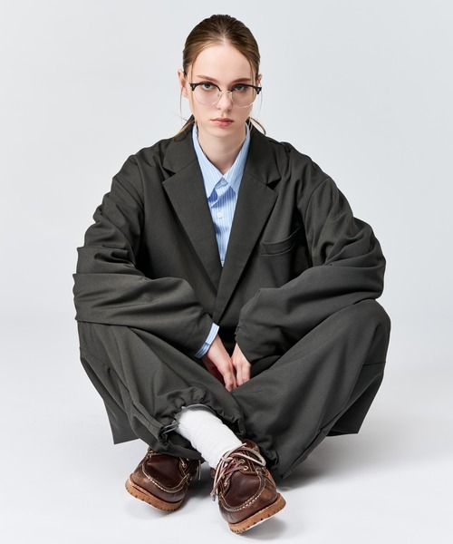 WETTEMPT(ウィテンプト)の「TECH 2B JACKET / テック2Bジャケット(テーラードジャケット・メンズ・ブラック/チャコールグレー・LARGE/MEDIUM/SMALL)」の22枚目の写真