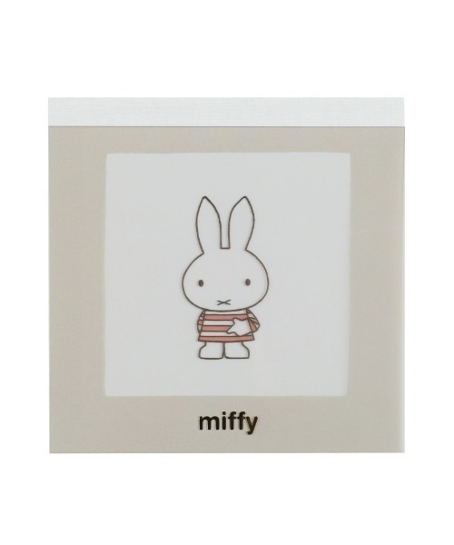 Dick Bruna(ディックブルーナ)の「MIFFY メモパッド・スクエア(手帳/メモ帳・レディース・ピンク/グレー/コーラル/ベージュ・FREE)」の7枚目の写真