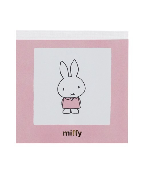 Dick Bruna(ディックブルーナ)の「MIFFY メモパッド・スクエア(手帳/メモ帳・レディース・ピンク/グレー/コーラル/ベージュ・FREE)」の9枚目の写真