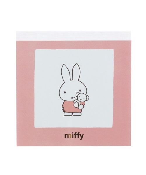 Dick Bruna(ディックブルーナ)の「MIFFY メモパッド・スクエア(手帳/メモ帳・レディース・ピンク/グレー/コーラル/ベージュ・FREE)」の11枚目の写真