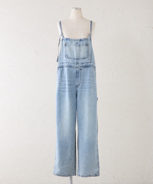 PUAL CE CIN（ピュアルセシン）の「リヨセル混デニムサロペット（サロペット/オーバーオール・レディース・ブルー/インディゴブルー・FREE）」の18枚目の写真
