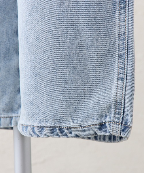 PUAL CE CIN（ピュアルセシン）の「リヨセル混デニムサロペット（サロペット/オーバーオール・レディース・ブルー/インディゴブルー・FREE）」の4枚目の写真