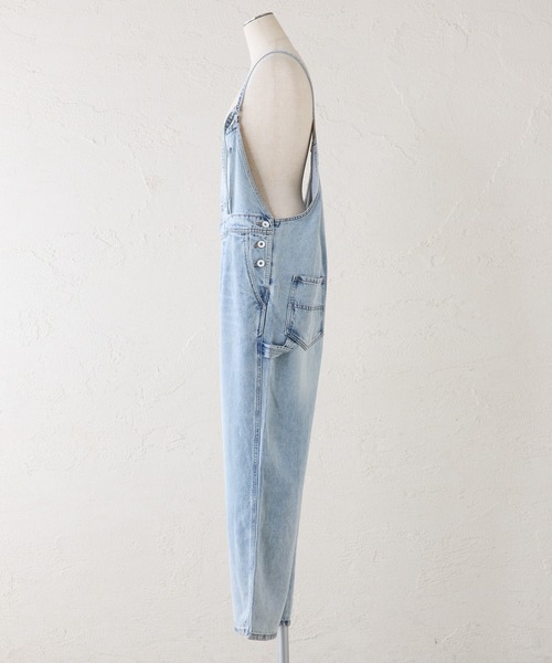 PUAL CE CIN（ピュアルセシン）の「リヨセル混デニムサロペット（サロペット/オーバーオール・レディース・ブルー/インディゴブルー・FREE）」の19枚目の写真