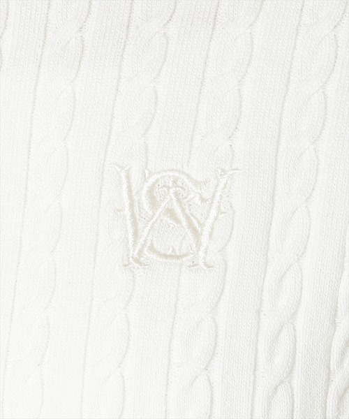 WILLSELECTION（ウィルセレクション）の「ミニケーブルコンパクトカーディガン（カーディガン/ボレロ・レディース・オフホワイト/ピンク/サックスブルー/ネイビー・FREE）」の9枚目の写真