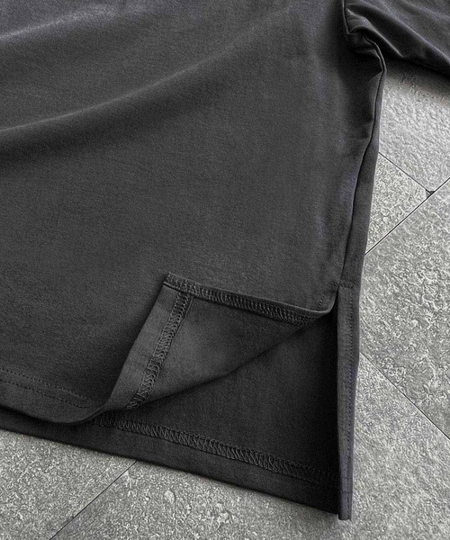 ELFRANK(エルフランク)の「フロッキー ロゴプリント 半袖 Tシャツ《着用動画あり》(Tシャツ/カットソー・レディース・チャコールグレー/オフホワイト・L/M)」の20枚目の写真