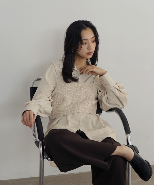 tan ビスチェ ベスト green label relaxing（グリーンレーベルリラクシング）の「サマー