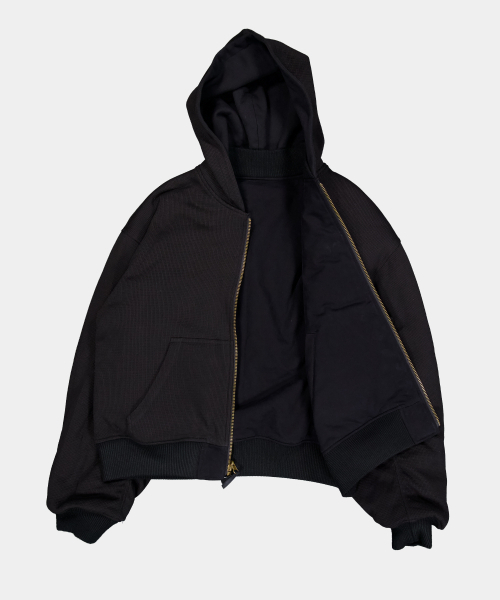 SLOWACID（スローアシッド）の「ヘビーリバーシブルボンバージャケット[ブラック]（ブルゾン・レディース・その他・SMALL/LARGE）」の5枚目の写真