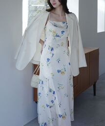 cle blatt（クレブラット）の「ブルームバックリボンキャミドレス（ワンピース）」