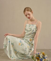 cle blatt（クレブラット）の「ブルームバックリボンキャミドレス（ワンピース）」