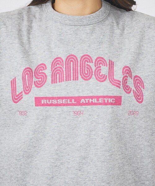 Russell Athletic(ラッセルアスレティック)の「【RUSSELL×JACKSON MATISSE】Campus Jersey Los Angeles Tee / キャンパスジャージーロサンゼルスTシャツ(Tシャツ/カットソー・レディース・グレー/ネイビー/ホワイト・フリー)」の22枚目の写真