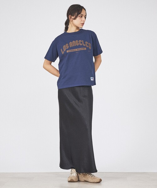 Russell Athletic(ラッセルアスレティック)の「【RUSSELL×JACKSON MATISSE】Campus Jersey Los Angeles Tee / キャンパスジャージーロサンゼルスTシャツ(Tシャツ/カットソー・レディース・グレー/ネイビー/ホワイト・フリー)」の14枚目の写真