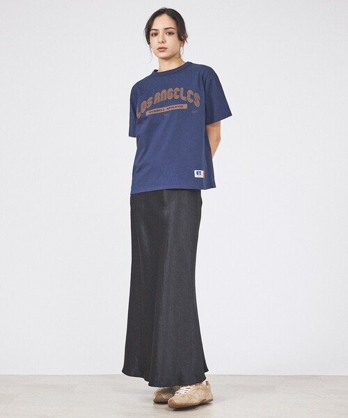 Russell Athletic(ラッセルアスレティック)の「【RUSSELL×JACKSON MATISSE】Campus Jersey Los Angeles Tee / キャンパスジャージーロサンゼルスTシャツ(Tシャツ/カットソー・レディース・グレー/ネイビー/ホワイト・フリー)」の15枚目の写真