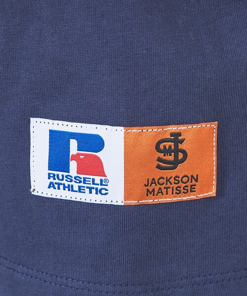 Russell Athletic(ラッセルアスレティック)の「【RUSSELL×JACKSON MATISSE】Campus Jersey Los Angeles Tee / キャンパスジャージーロサンゼルスTシャツ(Tシャツ/カットソー・レディース・グレー/ネイビー/ホワイト・フリー)」の17枚目の写真