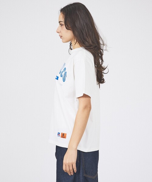 Russell Athletic(ラッセルアスレティック)の「【RUSSELL×JACKSON MATISSE】Campus Jersey Los Angeles Tee / キャンパスジャージーロサンゼルスTシャツ(Tシャツ/カットソー・レディース・グレー/ネイビー/ホワイト・フリー)」の9枚目の写真